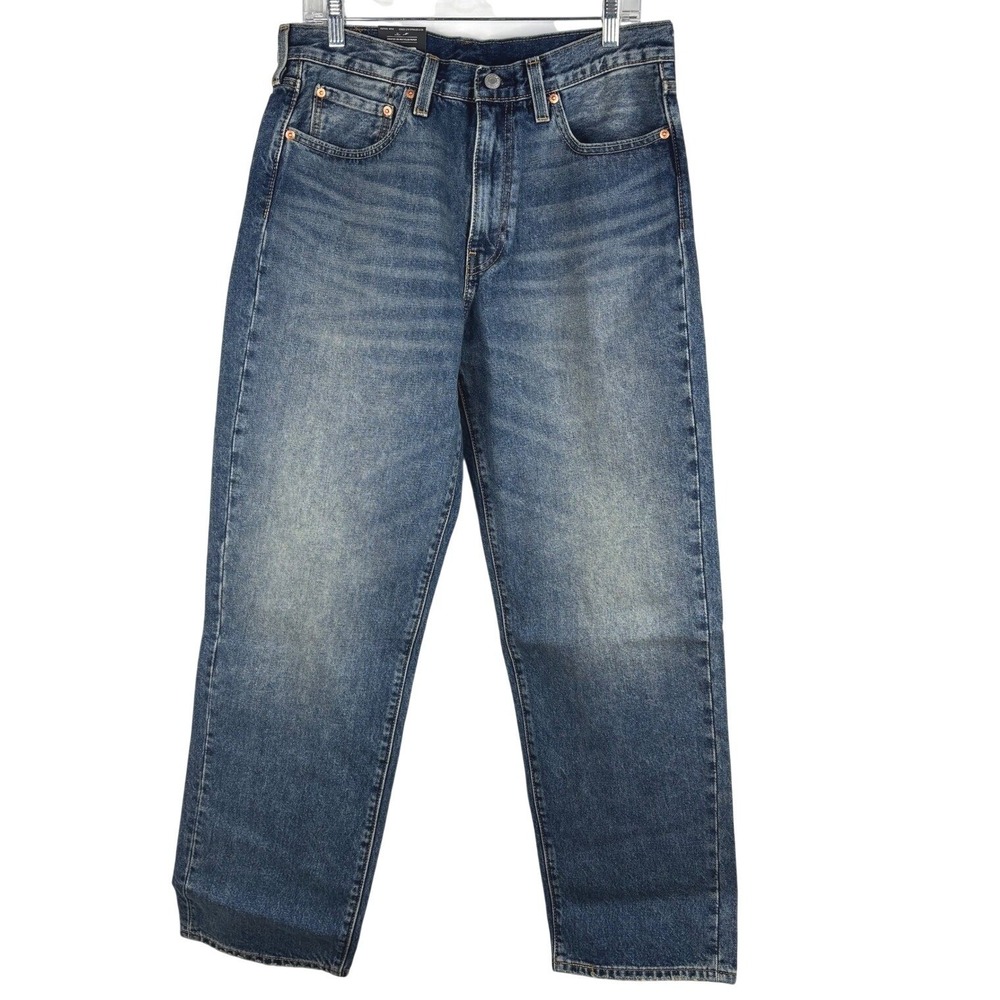 Levi's 568 Loose Straight Jeans Mens  Size 32 x 32 Dark Wash New With Tags